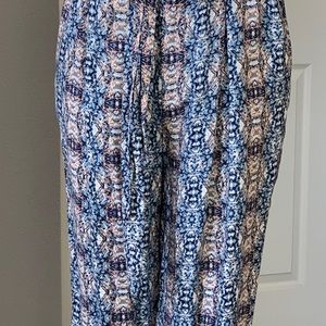 Forever 21 Tie Waist, Ankle Length Pants, Medium